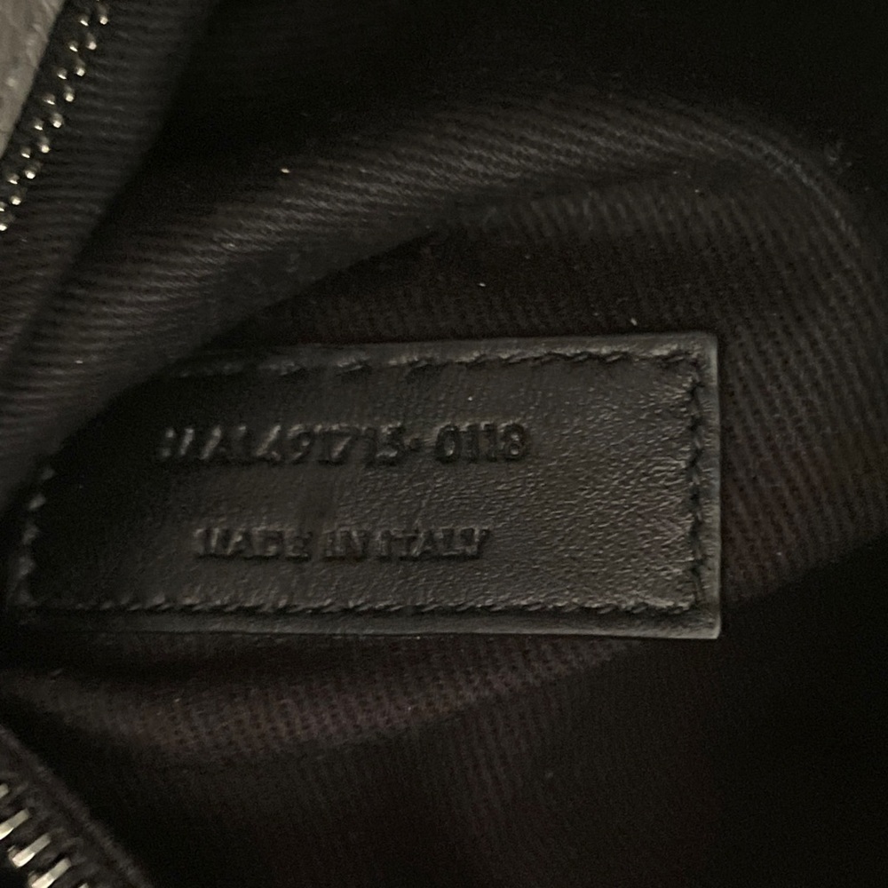 Authentic Saint Laurent Small Grey Baby Sac De Jour Leather Tote Crossbody Bag - Picture 7 of 17